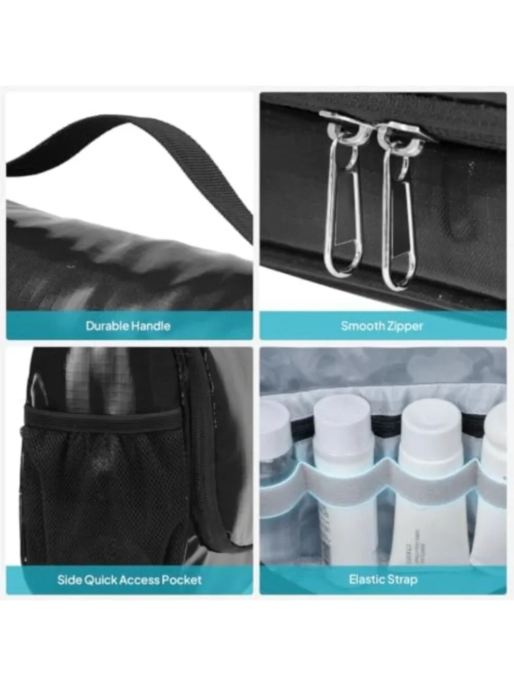 Waterproof Hanging Toiletry Bag for Travel | Makeup Organizer for Men & Women